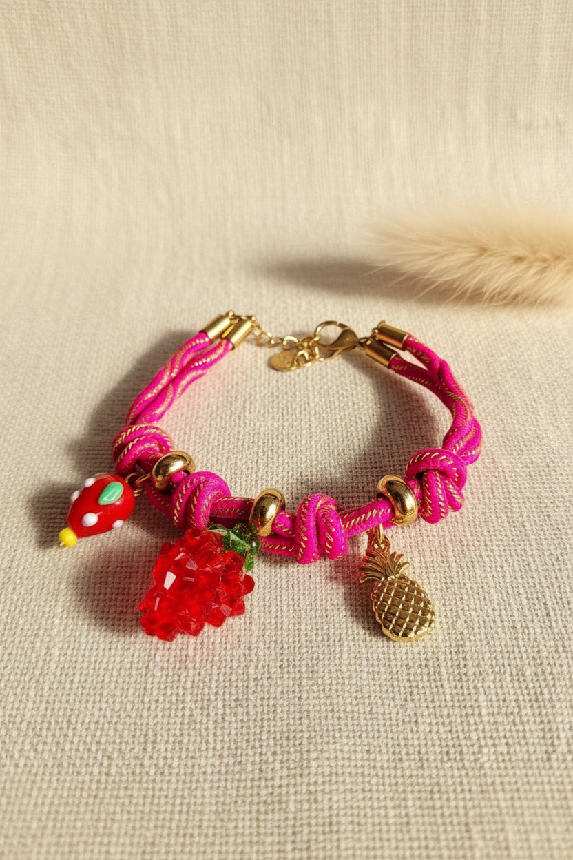 Berry Bliss Charm-Armband