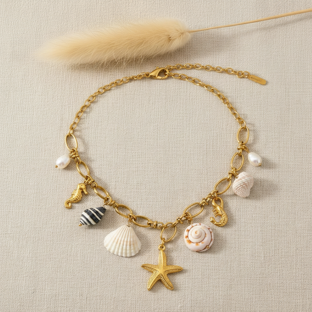 Coastal Luxe Halskette – finaler Stil