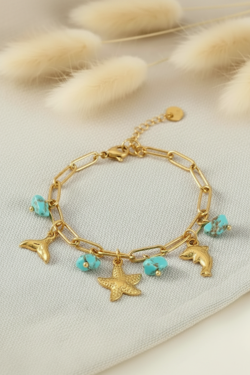 Ozean Charm-Armband