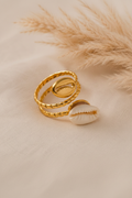 Shell Luxe Kaurimuschel Ring